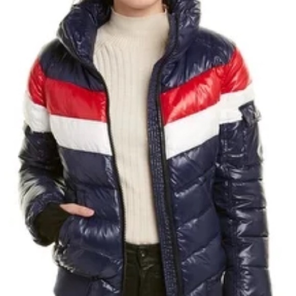 SAM S13 Jackets & Blazers - 🇺🇸 NWT SAM S13 Retro Striped Down Puffer Bomber Jacket